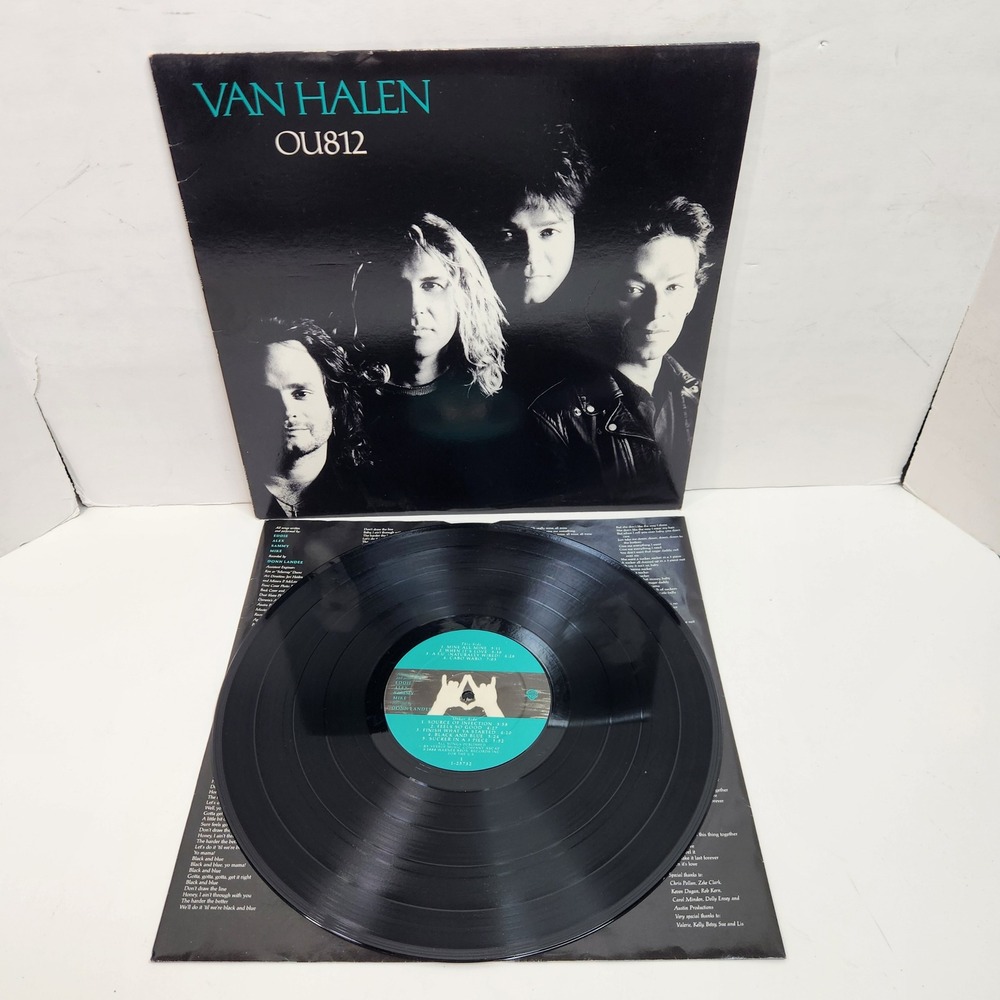 Van Halen OU812 Vinyl LP 1988 Warner Bros 1-25732 Hard Rock Sammy Hagar 12 Inch